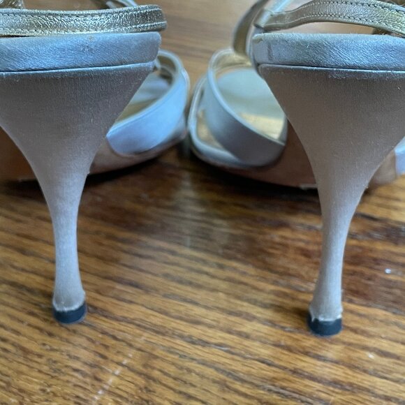 Dolce & Gabbana Beige Slingbacks with Gold Accent, EU 40 - Picture 7 of 16